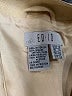 EQ:IQ 100% Leather Tan Leather Jacket Size 12 - photo 6
