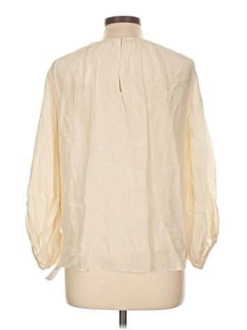 AYR 3/4 Sleeve Silk Top (view 2)