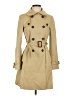 J.Crew 100% Cotton Tan Trenchcoat Size 4 - photo 1