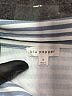 Blu Pepper Stripes Blue Short Sleeve Blouse Size S - photo 7