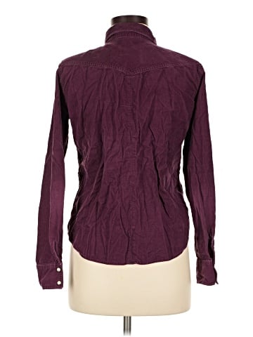 American Eagle Outfitters Long Sleeve Button-Down Shirt (view 2)