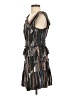 IRO Stripes Brown Cocktail Dress Size EU (FR) 34 / US 2 - photo 5