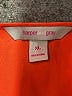Harper and Gray 100% Polyester Orange Short Sleeve Top Size XL - photo 7