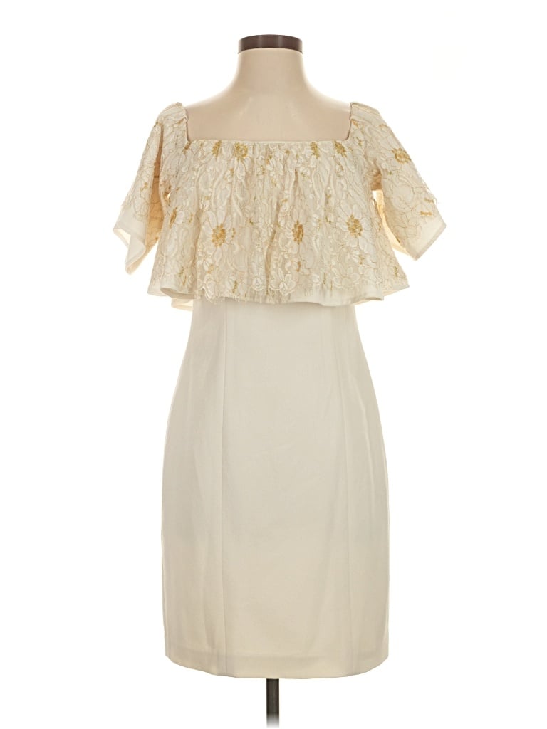 Pre-owned Slate & Willow Cocktail Dress In Ivory