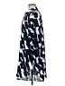 Dennis by Dennis Basso 100% Polyester Blue Kimono Size 8 - photo 5