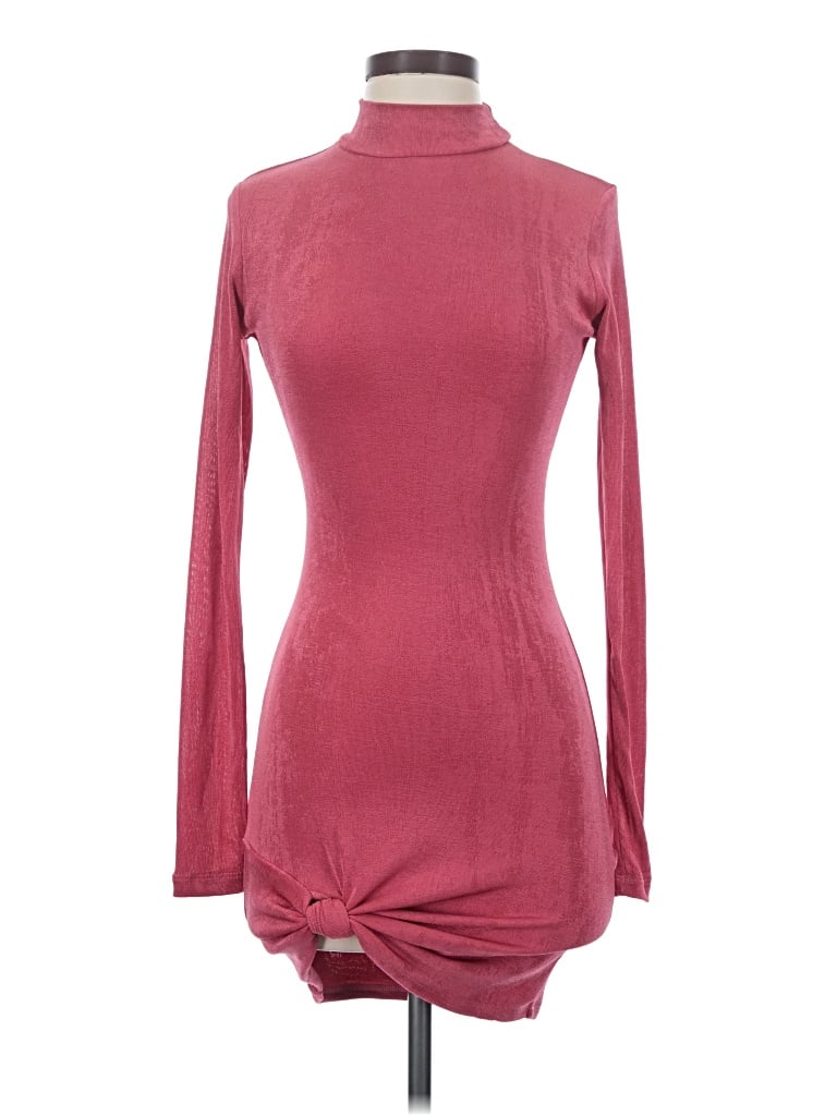 Pre-owned Jluxlabel Casual Dress In Burgundy
