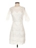 Maje 100% Polyester Chevron-herringbone Ivory Cocktail Dress Size Sm (1) - photo 1