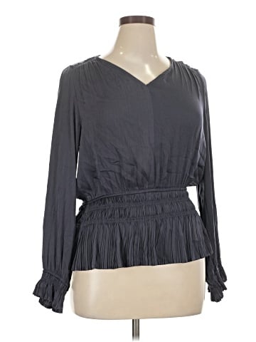 Philosophy Republic Clothing Long Sleeve Blouse (view 1)
