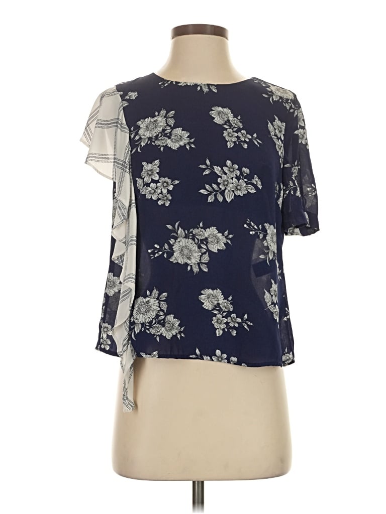 Pre-owned Delfi Collective Short Sleeve T-shirt In Blue