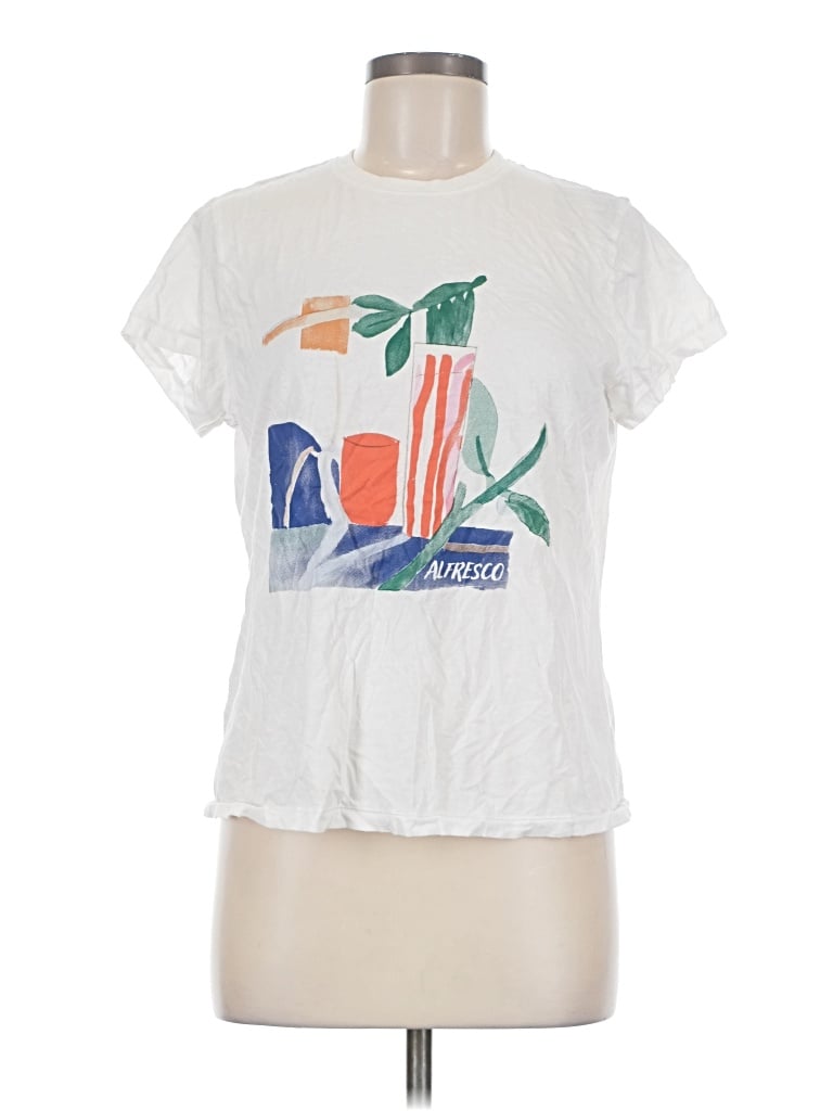 Pre-owned Universal Thread Short Sleeve T-shirt In White