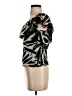 Cache 100% Polyester Black Short Sleeve Top Size 2 - photo 5