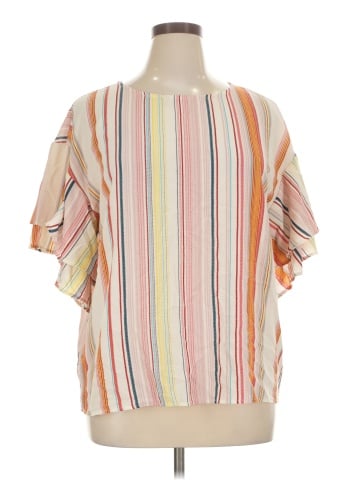 Bobeau Short Sleeve Blouse (view 1)