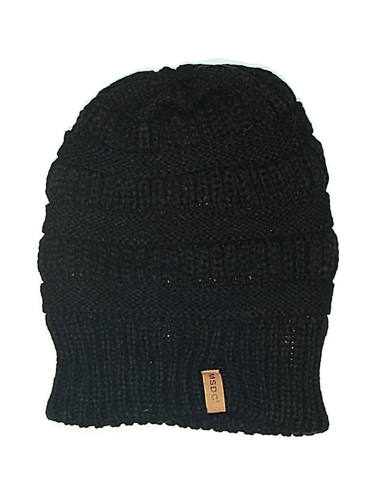 Pre-owned Assorted Brands Beanie Hat In Black