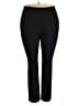 Lane Bryant Solid Black Active Pants Size 18 - photo 1