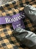 Roaman's Houndstooth Brown Long Sleeve Button-Down Shirt Size 18W - photo 7