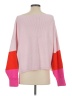 French Connection Color Block Pink Pullover Sweater Size XS - photo 2