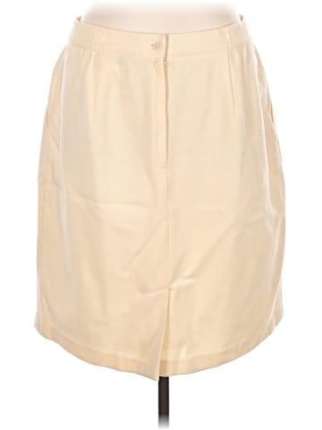 Sag Harbor Faux Leather Skirt (view 1)