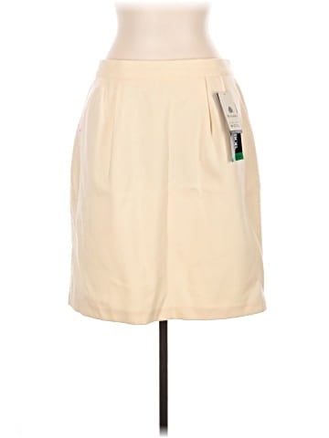Sag Harbor Faux Leather Skirt (view 2)