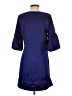 Mixit 100% Polyester Blue Casual Dress Size S - photo 2