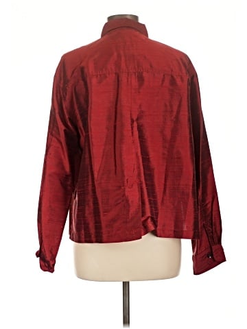 Chico's Design Long Sleeve Silk Top (view 2)
