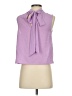 1.State 100% Polyester Purple Sleeveless Blouse Size XS - photo 2