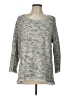 Nic + Zoe Tweed Gray Pullover Sweater Size L - photo 1