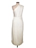 Elliatt 100% Polyester Metallic Ivory Cocktail Dress Size L - photo 2