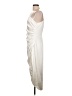 Elliatt 100% Polyester Metallic Ivory Cocktail Dress Size L - photo 5