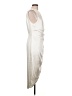 Elliatt 100% Polyester Metallic Ivory Cocktail Dress Size L - photo 4
