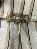 Ci Sono Stripes Silver Casual Pants Size M - photo 4