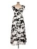 Taylor 100% Polyester Gray Casual Dress Size 14 - photo 2
