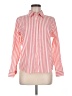 Lands' End Stripes Red Long Sleeve Button-Down Shirt Size 8 (petite) - photo 1