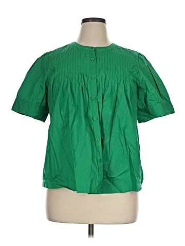 Lands' End Short Sleeve Blouse (view 1)