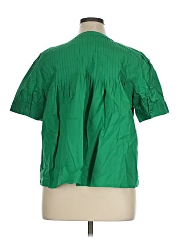 Lands' End Short Sleeve Blouse (view 2)