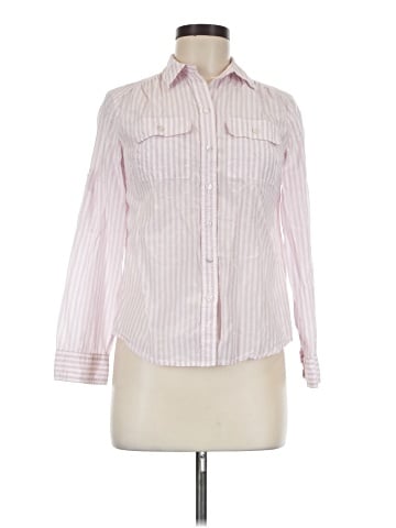 Ann Taylor Long Sleeve Button-Down Shirt (view 1)