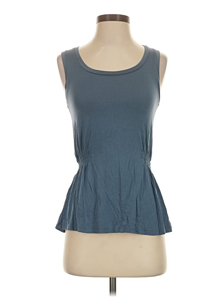 Pre-owned Modcloth Sleeveless Top Teal Scoop Neck Tops