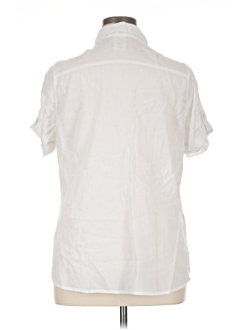 Just My Size Short Sleeve Button-Down Shirt (view 2)