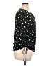 Lands' End Polka Dots Black Short Sleeve Blouse Size XL - photo 4