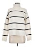 Ann Taylor Stripes Ivory Turtleneck Sweater Size M - photo 1