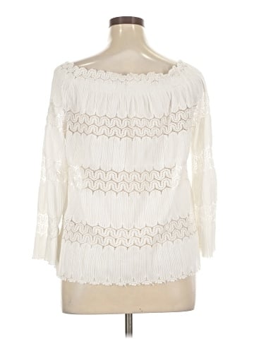 Say What? 3/4 Sleeve Blouse (view 2)