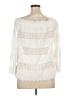 Say What? 100% Polyester Ivory 3/4 Sleeve Blouse Size XL - photo 2