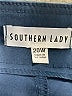 Southern Lady Solid Blue Active Pants Size 20 - photo 4