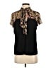 Tiny Black Short Sleeve Blouse Size S - photo 1
