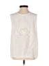 Zara Basic Ivory White Sleeveless Blouse Size S - photo 2