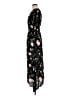 Unbranded 100% Rayon Floral Black Casual Dress Size M - photo 5