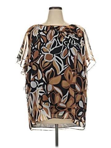 Briggs New York Short Sleeve Blouse (view 1)