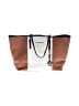 MICHAEL Michael Kors 100% Leather Color Block Black Brown Leather Tote One size - photo 1