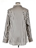 H&M Stripes Ivory 3/4 Sleeve Blouse Size XL - photo 2