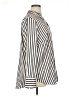 H&M Stripes Ivory 3/4 Sleeve Blouse Size XL - photo 4