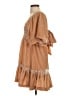 Free People 100% Polyester Tan Casual Dress Size XS - photo 5